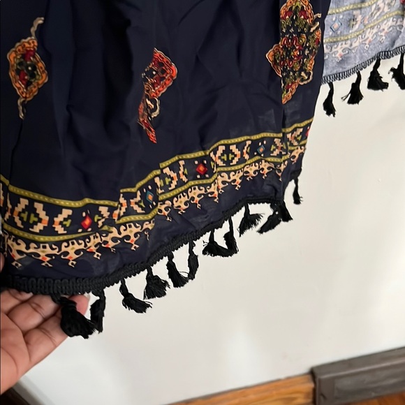 SHEIN Curve Multicolor Tassel Kimono - Picture 9 of 11